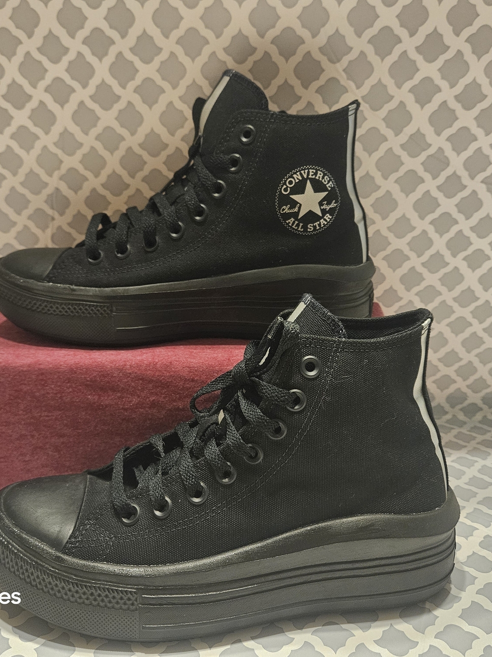 Converse Women’s Black Platform Chuck Taylor All Star High Top Sneakers